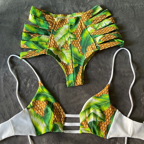 Montce Other - Montce Swim Bikini in Palm Print